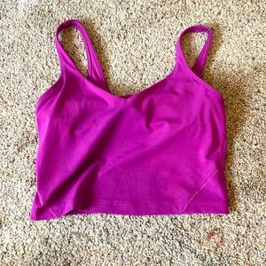Lululemon vivid plum align tank top
